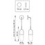 Lightstar 690611 Бра RAMO 1х40W E27 БРОНЗА/БЕЛЫЙ, изображение 2
