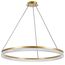 Lightstar 736181 Люстра ROTONDA 51W LED 2808LM 180G ЛАТУНЬ 3000K