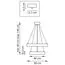 Lightstar 748113 Люстра SATURNO LED 60W 4400LM 70G ЗОЛОТО 3000-6000K, изображение 3