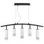 Lightstar LR7353628631 Люстра RULLO 5х50W GU10 ЧЕРНЫЙ/БЕЛЫЙ (571735+214436-2+214486-3+202431-5)