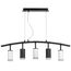 Lightstar LR7353723630 Люстра RULLO 5х50W GU10 ЧЕРНЫЙ/БЕЛЫЙ (571735+214437-2+214436-3+202430-5)