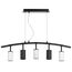 Lightstar LR735372363 Люстра RULLO 5х50W GU10 ЧЕРНЫЙ/БЕЛЫЙ (571735+214437-2+214436-3)