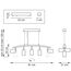 Lightstar LR735372363 Люстра RULLO 5х50W GU10 ЧЕРНЫЙ/БЕЛЫЙ (571735+214437-2+214436-3), изображение 2