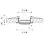 Lightstar 011601 Светильник SINGO X1 MR16/HP16 АЛЮМИНИЙ ХРОМ, изображение 2