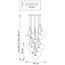 Lightstar 801189 Люстра SFERETTA LED 18х1,35W 1080LM КОФЕЙНЫЙ/МУЛЬТИКОЛОР 3000K, изображение 3