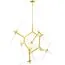 Lightstar 742203 Люстра STRUTTURA 20х6W (led) G9 ЗОЛОТО МАТОВЫЙ