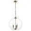 Lightstar 729131 Люстра SFERICO 3х40W E14 ЛАТУНЬ/ПРОЗРАЧНЫЙ