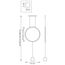 Lightstar 738657 Светильник подвесной UNDINE 20W LED 936LM 120G ЧЕРНЫЙ 3000K, изображение 2