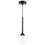 Lightstar 801203 Люстра VETRO 1х6W(led) G9 ЧЕРНЫЙ/ПРОЗРАЧНЫЙ