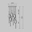 Maytoni Decorative MOD347PL-L48BS3K Люстра подвесная светодиодная Foresight, изображение 8