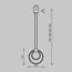 Maytoni Decorative MOD357PL-L14BS3K Светильник подвесной светодиодный Link, изображение 7