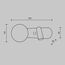 Maytoni Decorative MOD350WL-01BBS Светильник настенный Inversio, изображение 8