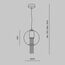 Maytoni Decorative P095PL-01BZ Подвесной светильник Flusso, изображение 8