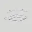 Maytoni Technical C032CL-36W3K-SQ-W Светильник потолочный светодиодный Zon, изображение 8