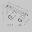Maytoni Technical TR176-1-2X3WTW-M-B Трековый светильник Focus Duo Basity 6Вт 36°, изображение 9