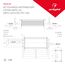 Arlight 025171 Блок питания ARPV-UH24100-PFC-55C (24V, 4,2A, 100W) (Arlight, IP67 Металл, 5 лет) 025171, изображение 5