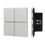 Arlight 039662 INTELLIGENT ARLIGHT Кнопочная панельNX-304-23-IN Silver (BUS, Frameless) (IARL, IP20 Металл, 2 года) 039662