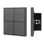 Arlight 039667 INTELLIGENT ARLIGHT Кнопочная панель KNX-304-23-IN Black (BUS, Frame) (IARL, IP20 Металл, 2 года) - ! УПАКОВКА СОСТОИТ ИЗ - 1 шт