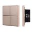 Arlight 039669 INTELLIGENT ARLIGHT Кнопочная панельNX-304-23-IN Champagne (BUS, Frame) (IARL, IP20 Металл, 2 года) 039669