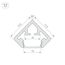 Arlight 021646 Профиль PDS45-KUB-2000 ANOD (Arlight, Алюминий) 021646, изображение 12