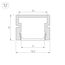 Arlight 028363 Профиль PDS-SM-2000 ANOD (Arlight, Алюминий) 028363, изображение 5