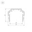 Arlight 035011 Профиль-держатель TEK-PLS-ZM-TK-2000 (Arlight, Алюминий) 035011, изображение 6