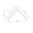 Arlight 020901 Экран матовыйLUS-P45-2000 Square OPAL (Arlight, Пластик) 020901, изображение 3