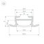 Arlight 016936 Профиль TK-F-2000 (CT) ANOD (Arlight, Алюминий) 016936, изображение 6