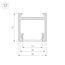 Arlight 023858 Профиль PDS-H16-2000 ANOD (Arlight, Алюминий) 023858, изображение 6
