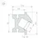 Arlight 043749 Профиль SL-BEVEL-H12-F13-2000 ANOD BLACK (Arlight, Алюминий) 043749, изображение 6