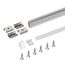Arlight 036833 Профиль с экраном SL-MINI-8-H12-2000 ANOD+OPAL (Arlight, Алюминий) 036833, изображение 4