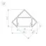 Arlight 049042 Профиль SL-KANT-H18-2000 ANOD (Arlight, Алюминий) 049042, изображение 5