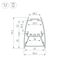 Arlight 044885 Профиль LINE-5075-U-HONEYCOMB-2000 BLACK (Arlight, Алюминий) 044885, изображение 5