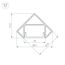 Arlight 049042 Профиль SL-KANT-H18-2000 ANOD (Arlight, Алюминий) 049042, изображение 6
