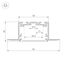 Arlight 029507 Профиль SL-LINIA55-FANTOM-2500 SEAMLESS ANOD (Arlight, Алюминий) 029507, изображение 5