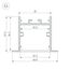 Arlight 039389 Профиль SL-LINIA49S-F-2000 ANOD BLACK (Arlight, Алюминий) 039389, изображение 7