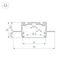 Arlight 035650 Профиль SL-LINIA55-FANTOM-2500 ANOD (Arlight, Алюминий) 035650, изображение 4