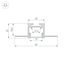 Arlight 039071 Профиль SL-LINIA20-FANTOM-2500 BLACK (Arlight, Алюминий) 039071, изображение 5