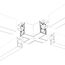Arlight 021253 Угол S2-LINE-4067-X90 крестовой (Arlight, Металл) 021253, изображение 3