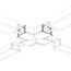 Arlight 021281 Угол S2-LINIA69-F-X90 крестовой (Arlight, Металл) 021281, изображение 3