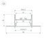 Arlight 027160 Профиль SL-LINIA45-FANTOM-2000 ANOD (Arlight, Алюминий) 027160, изображение 6