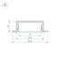 Arlight 016186 Профиль ARH-WIDE-F-H10-2000 ANOD (Arlight, Алюминий) 016186, изображение 5