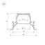 Arlight 036357 Профиль ARH-POWER-W90-F-COMFORT-2000 ANOD (Arlight, Алюминий) 036357, изображение 6
