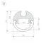 Arlight 036325 Профиль ARH-ROUND-D8-2000 ANOD (Arlight, Алюминий) 036325, изображение 5