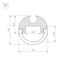 Arlight 036325 Профиль ARH-ROUND-D8-2000 ANOD (Arlight, Алюминий) 036325, изображение 6