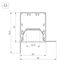 Arlight 027162 Профиль SL-LINIA55-FANTOM-EDGE-2000 ANOD (Arlight, Алюминий) 027162, изображение 6