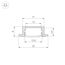Arlight 040300 Профиль LINE-2308-F-2000 ANOD (Arlight, Алюминий) 040300, изображение 6