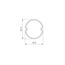 Arlight 039256 Экран ARH-ROUND-D20-DUAL-2000 OPAL BLACK (Arlight, Пластик) 039256, изображение 4