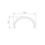 Arlight 016626 Экран ARH-WIDE-B-H20-2000 Round Opal-PM (Arlight, Пластик) 016626, изображение 4
