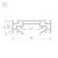Arlight 040059 Профиль-держатель LGD-STRETCH-2TR-2000 (Arlight, Алюминий) 040059, изображение 3